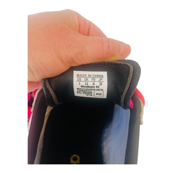 Adidas Campus Women's White pink red Leather shoes sneakers size US 5 Medium fit - Picture 13 of 14